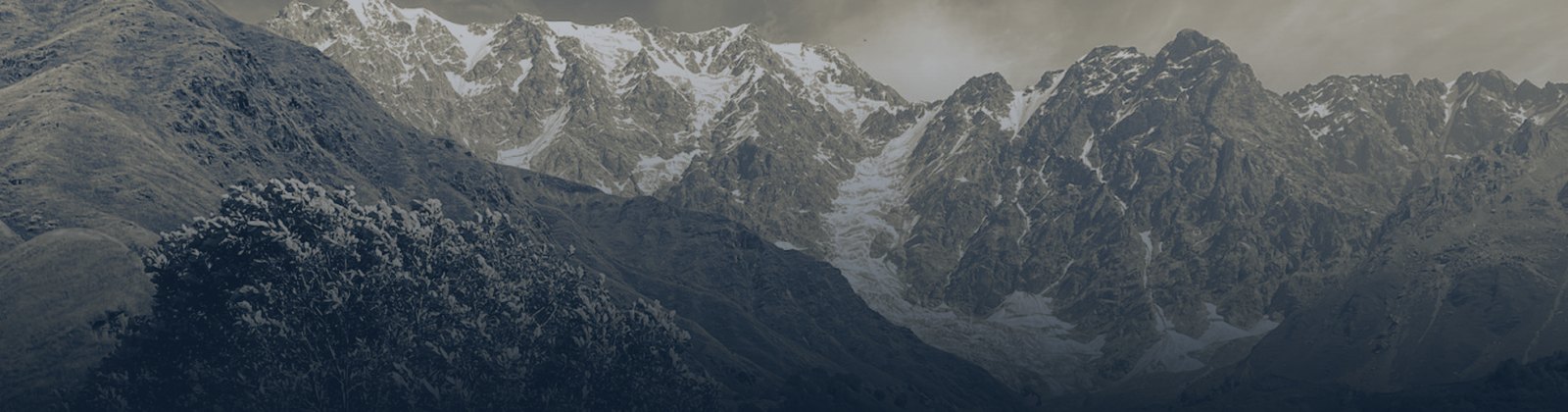 The Greater Caucasus range in Svaneti, northern Georgia